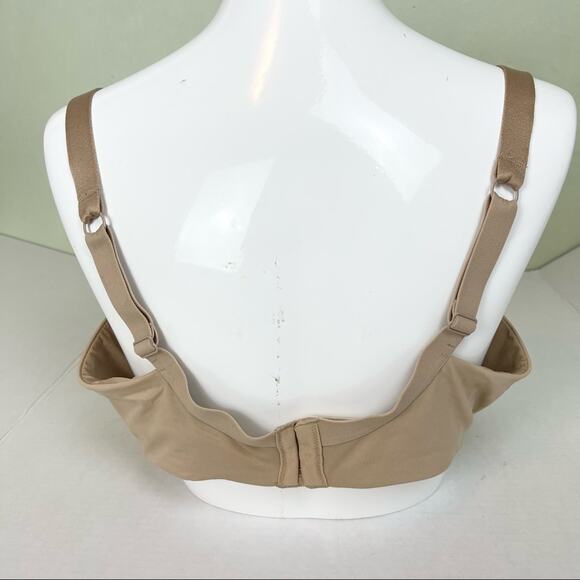 Lilyette Nude Full Coverage Underwired Bra woman's size 40C - Picture 2 of 5